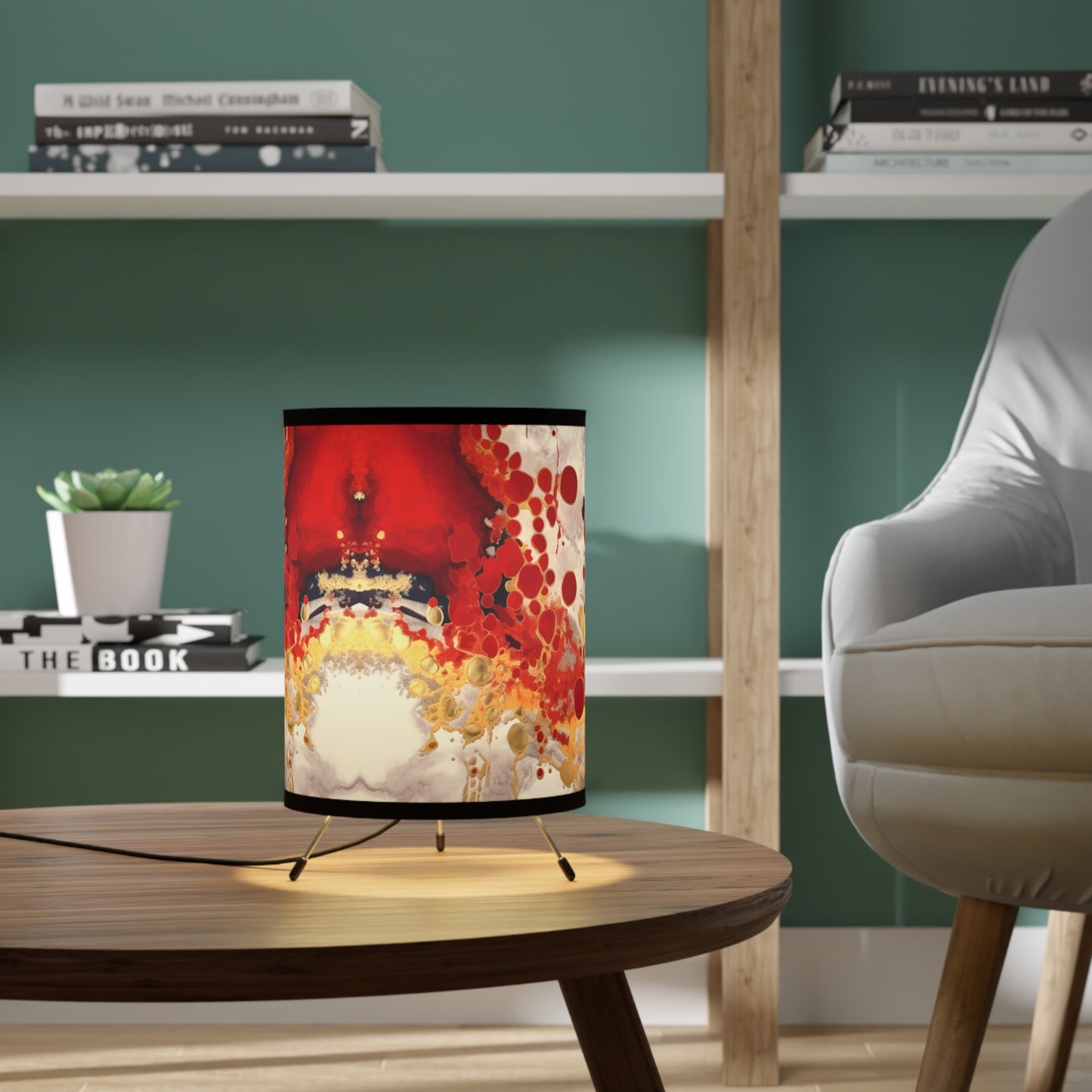 Oriental Elegance Tripod Lamp