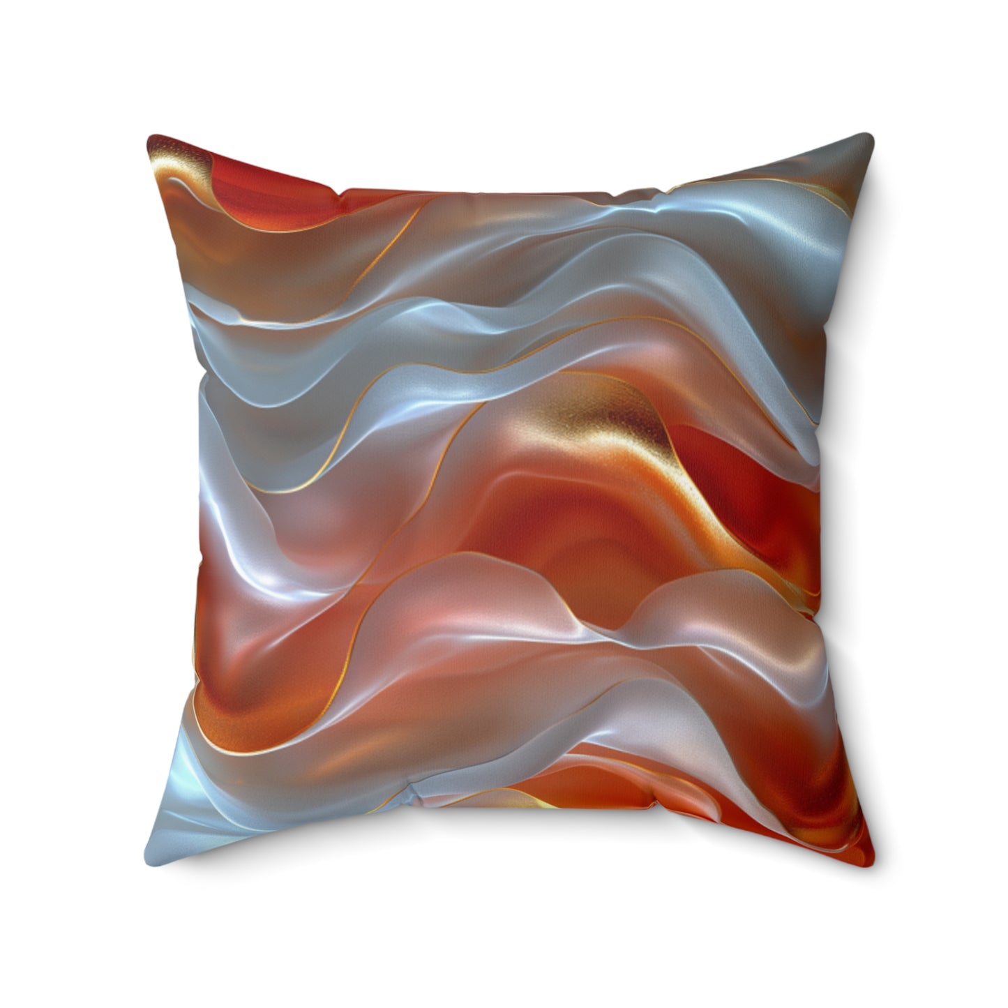 Vintage Elegance - Faux Suede Square Pillow