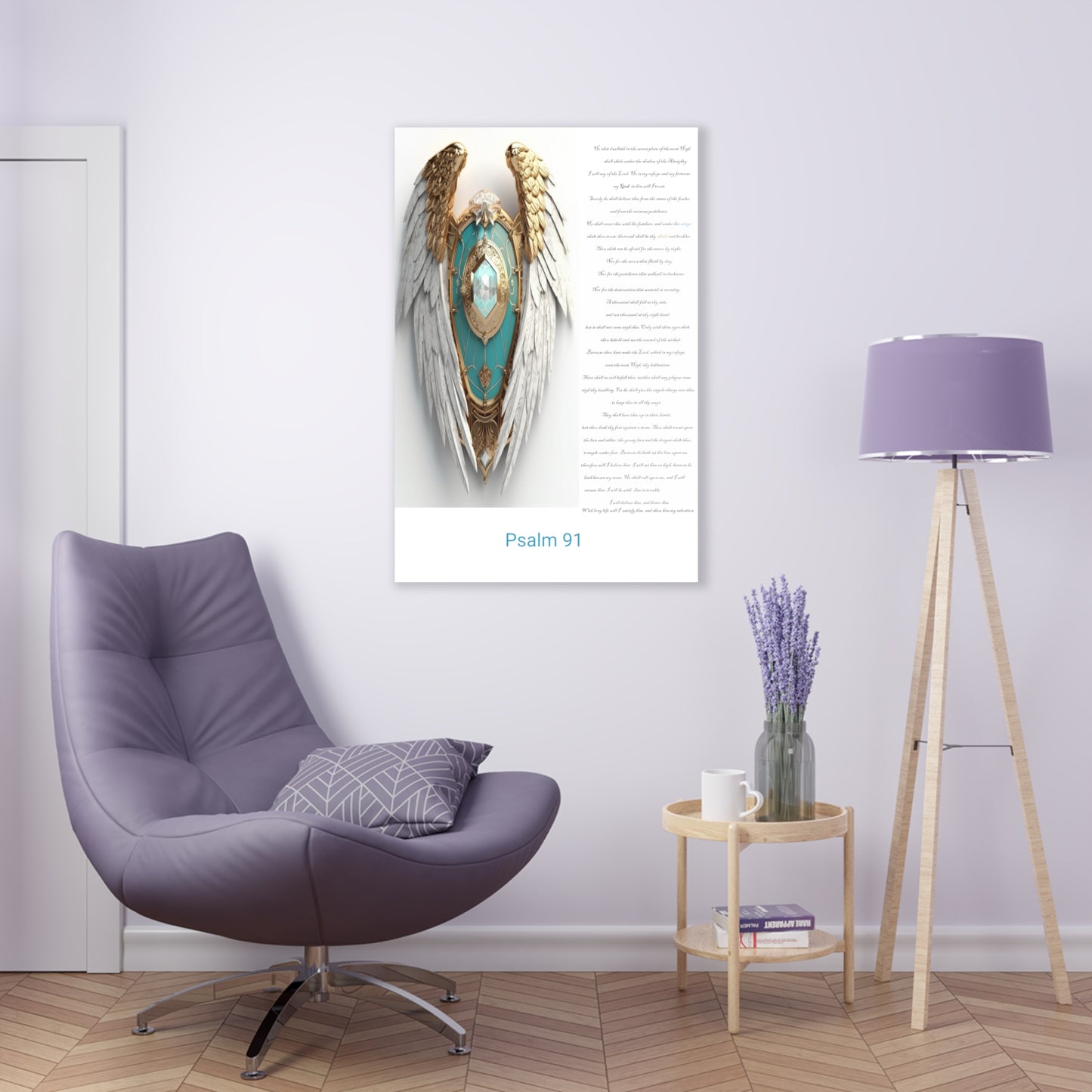 Psalm 91 Acrylic Wall Decor