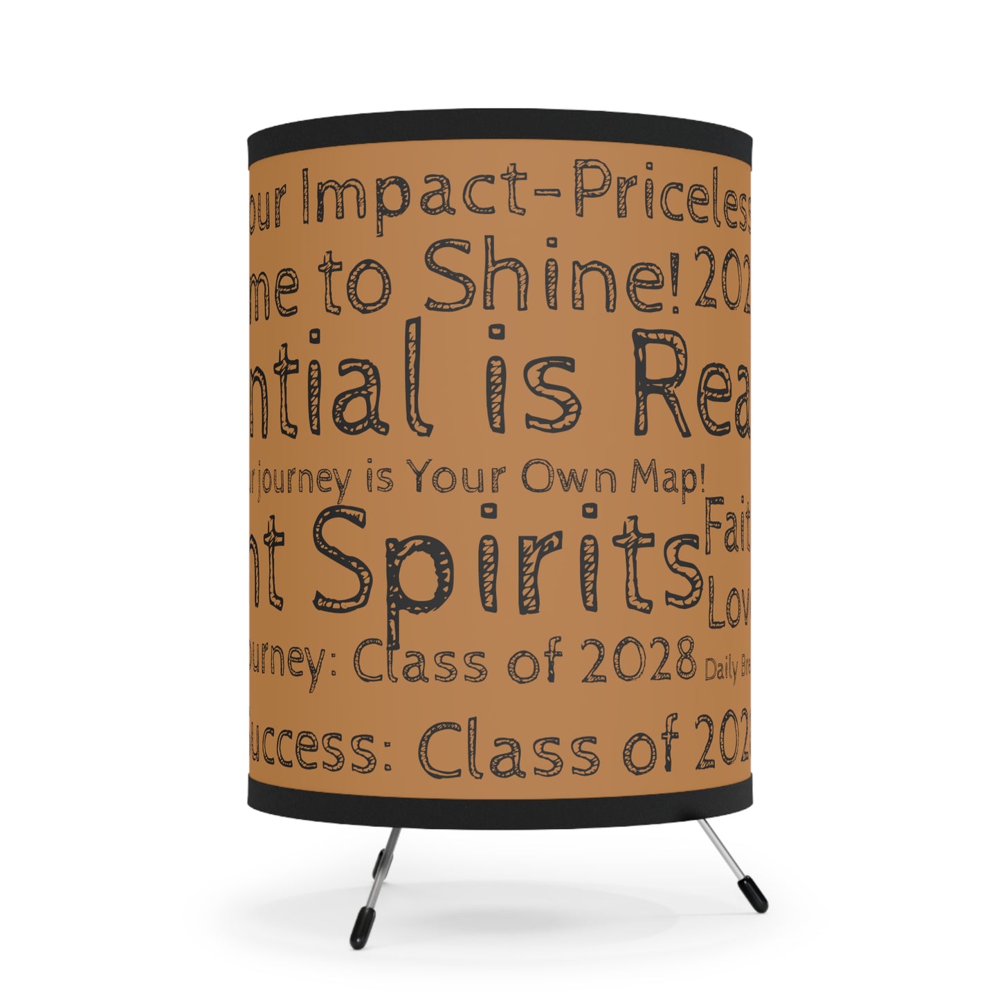 Triumph Tripod Desk Lamp- Light Brown