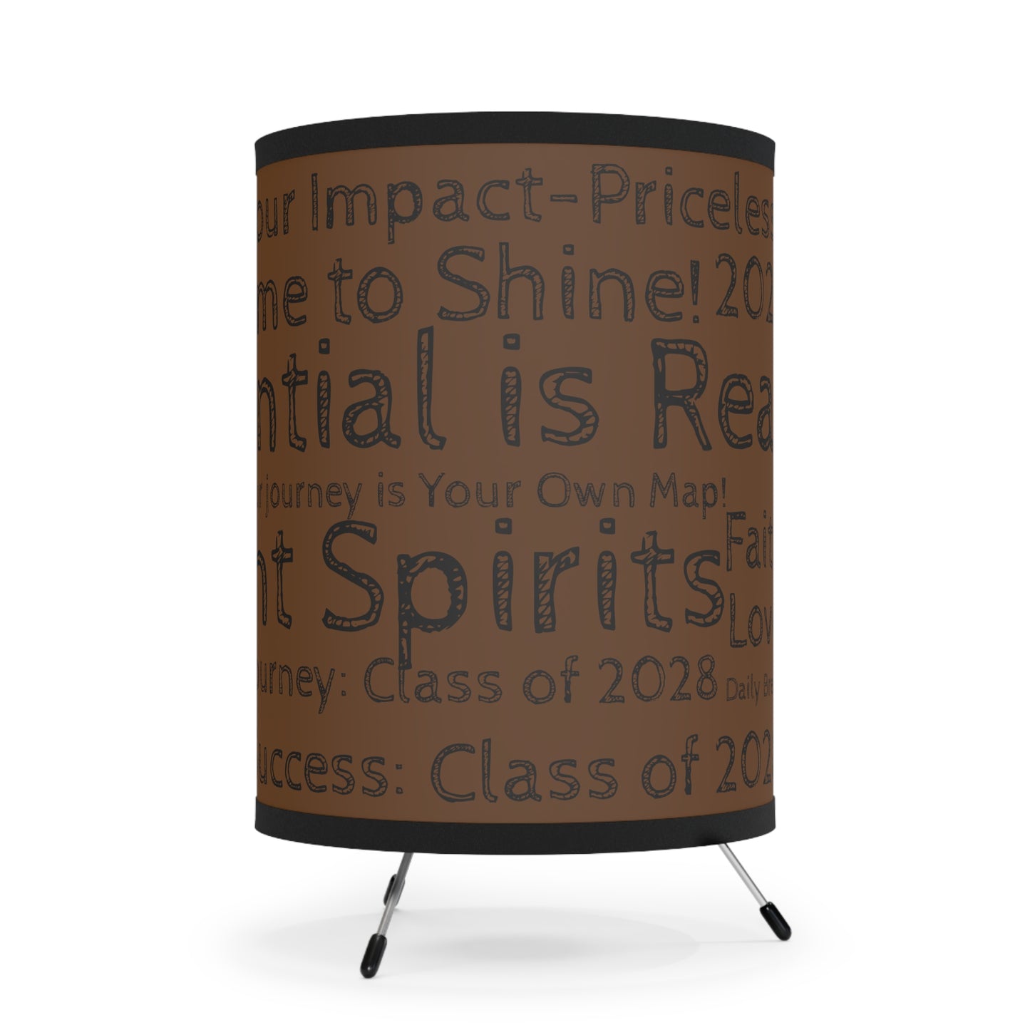 Triumph Tripod Desk Lamp- Brown