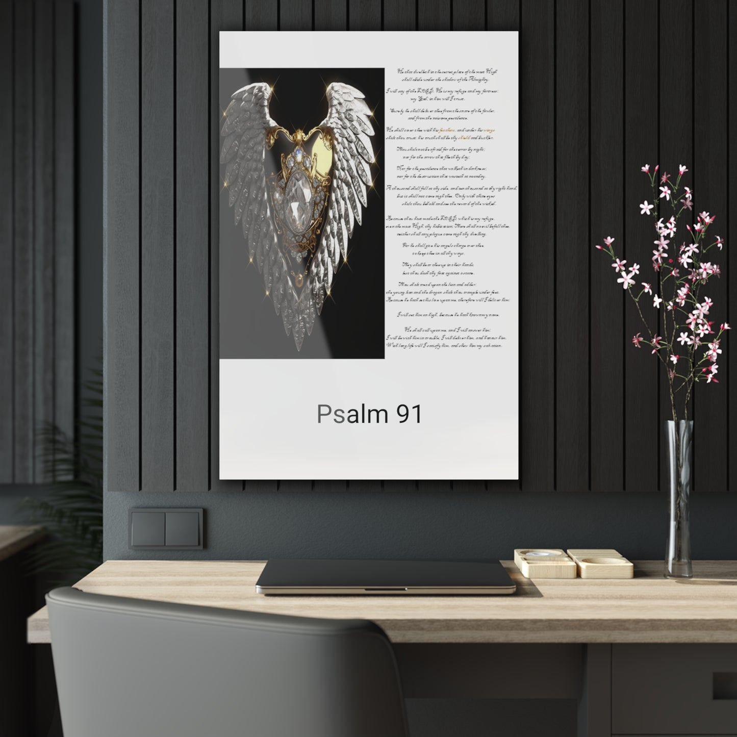Psalm 91 Acrylic Wall Decor