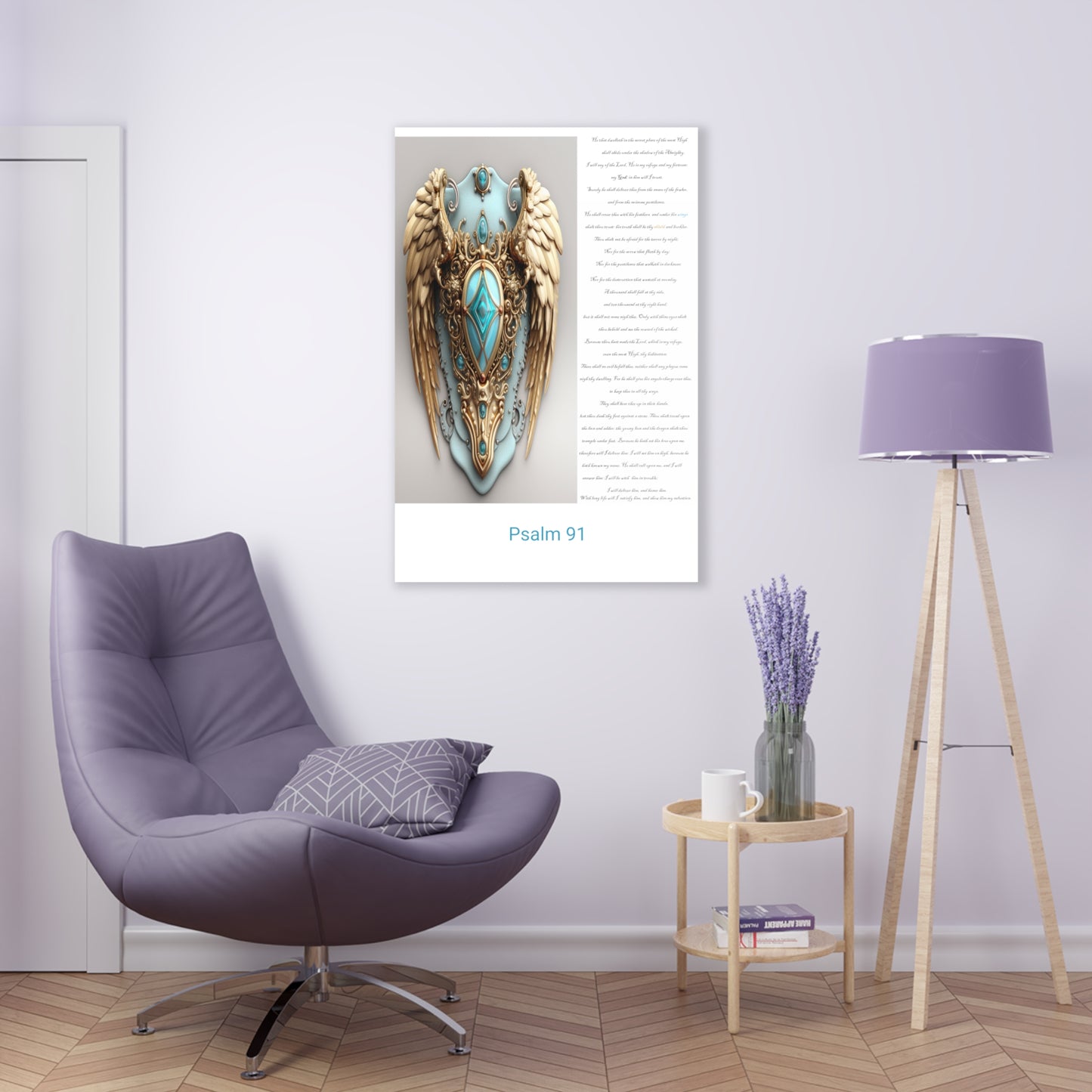 Psalm 91 Acrylic Wall Decor