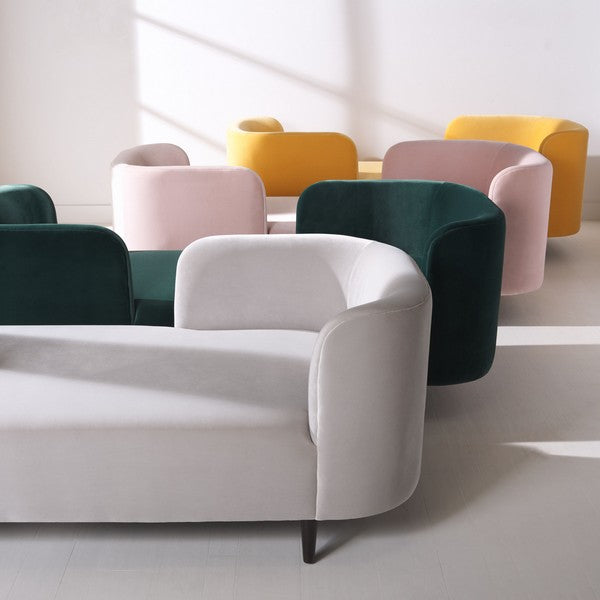 Frieda Velvet Tete A Tete Chair