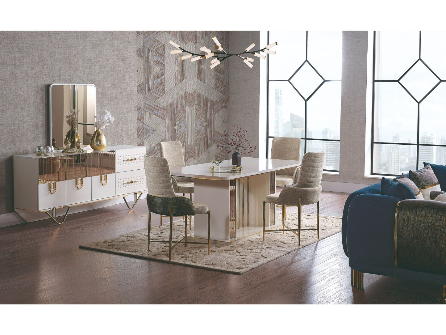 Valence Dining Table – Where Classic Charm Meets Modern Sophistication