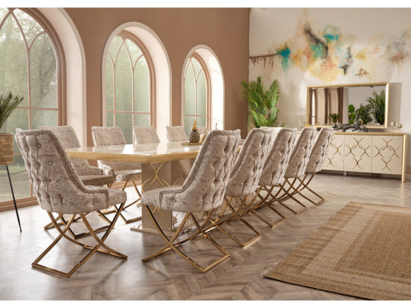 Napoli Dining Table – A Masterpiece of Elegance and Artistic Craftsmanship