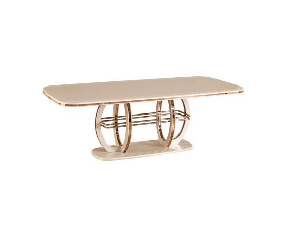 Modern Glam Dining Table – Artful Luxury in Every Detail