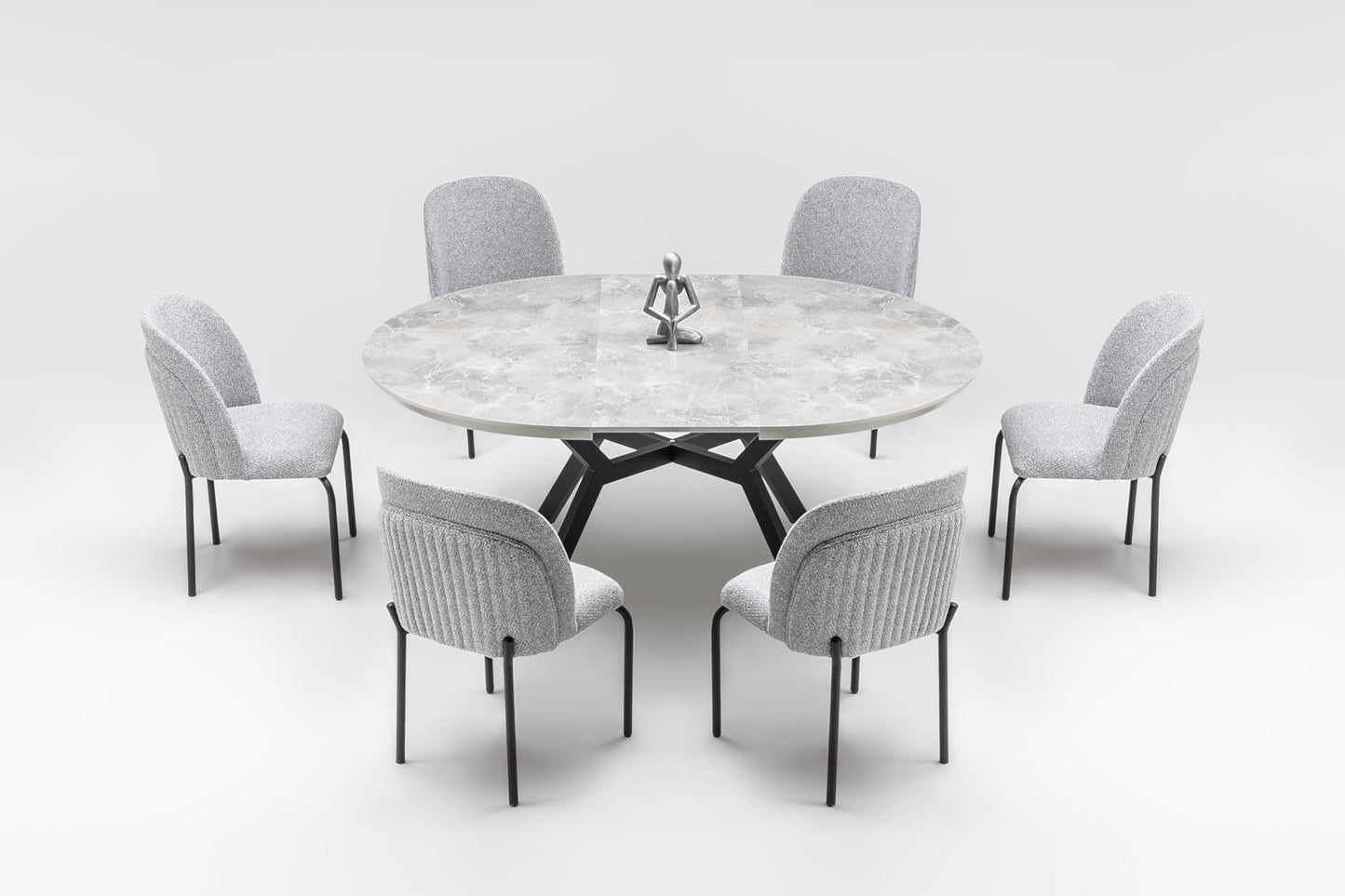 Zirkon Dining Table – Contemporary Elegance with Expandable Functionality