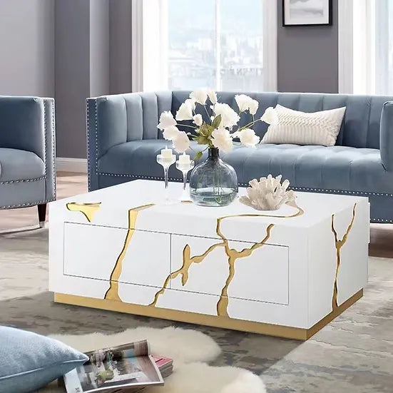 Gilded Noir Coffee Table- 2 colors available.