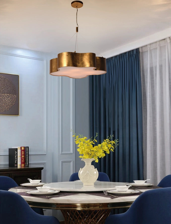 Ottavia Gold Leaf Chandelier