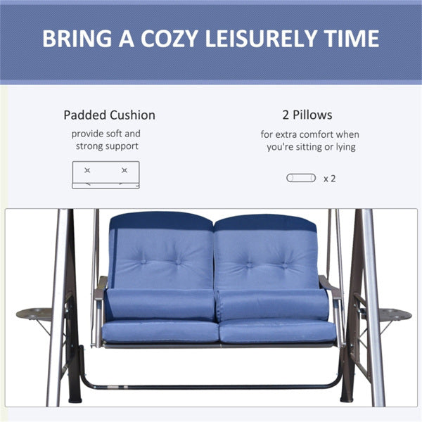 2 seats Outdoor Patio Swing Chair (Swiship ship)( Prohibited by WalMart )