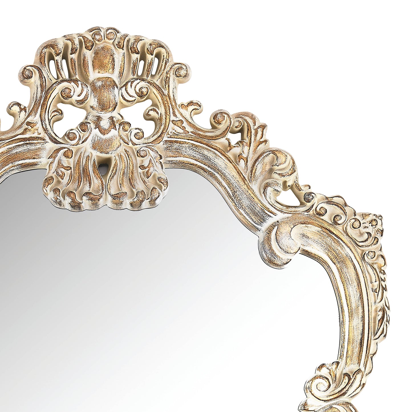 Regence Wall Mirror: Belgian Cream / Plastic