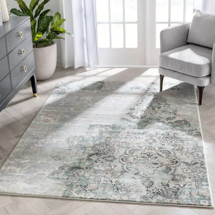 Ciato Blue Vintage Modern Rug
