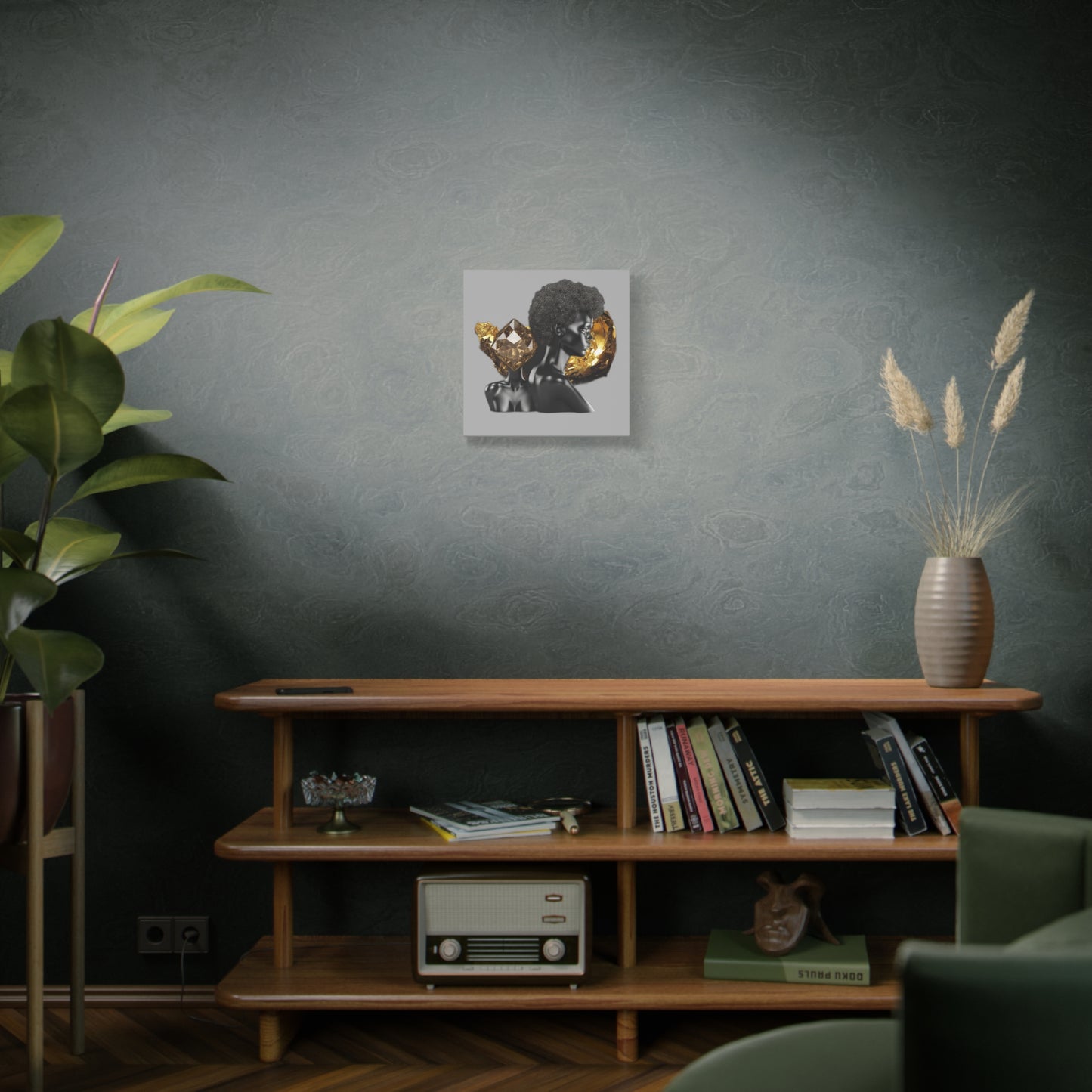 The Black in Everything is Golden (Gray)- Wall Art