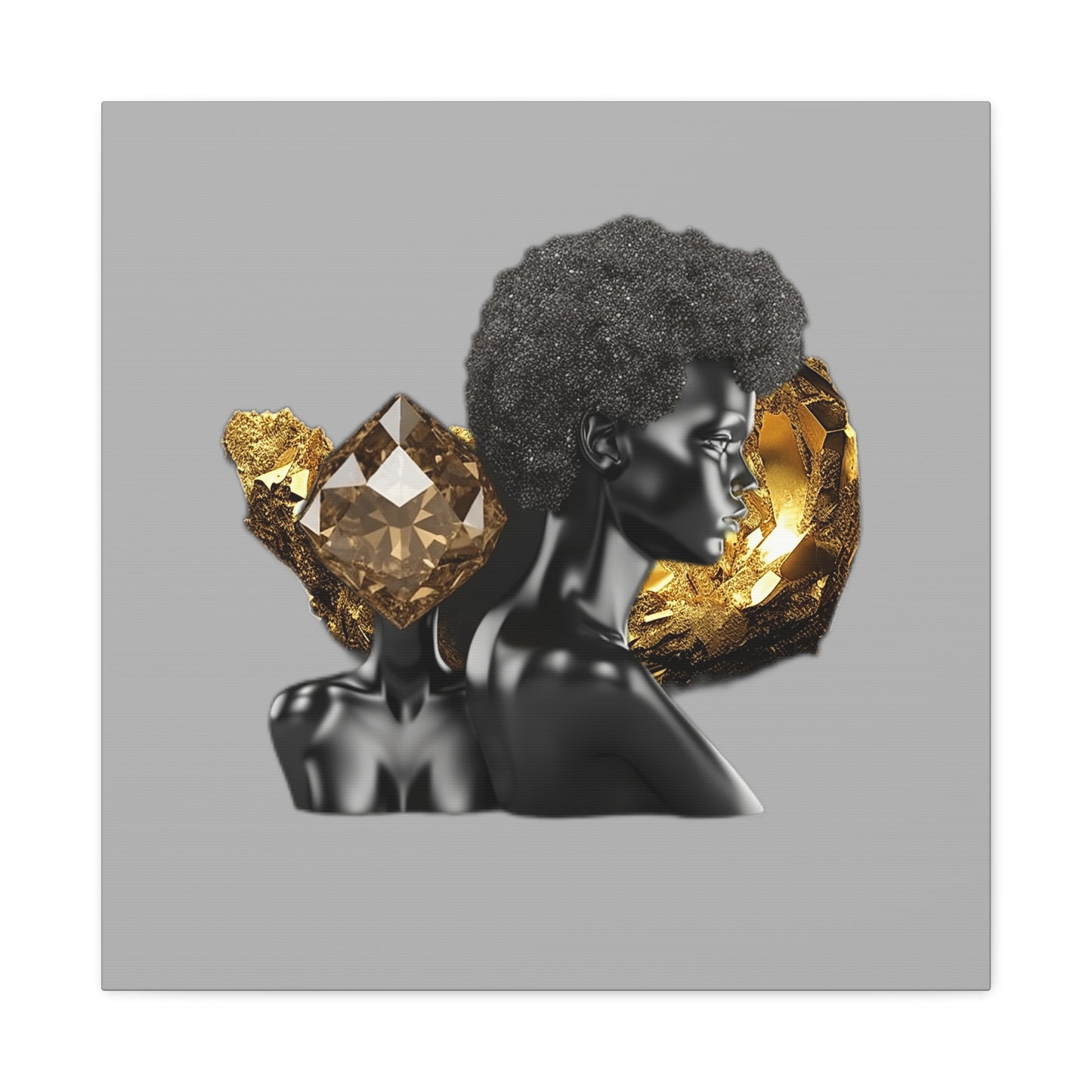 The Black in Everything is Golden (Gray)- Wall Art