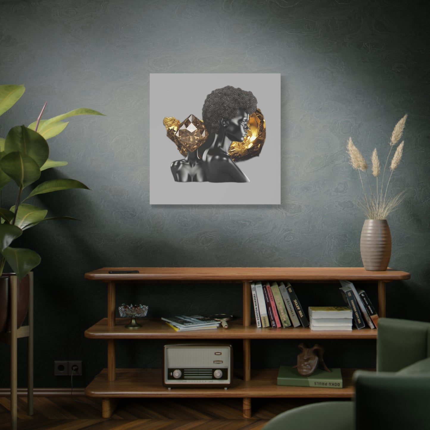 The Black in Everything is Golden (Gray)- Wall Art