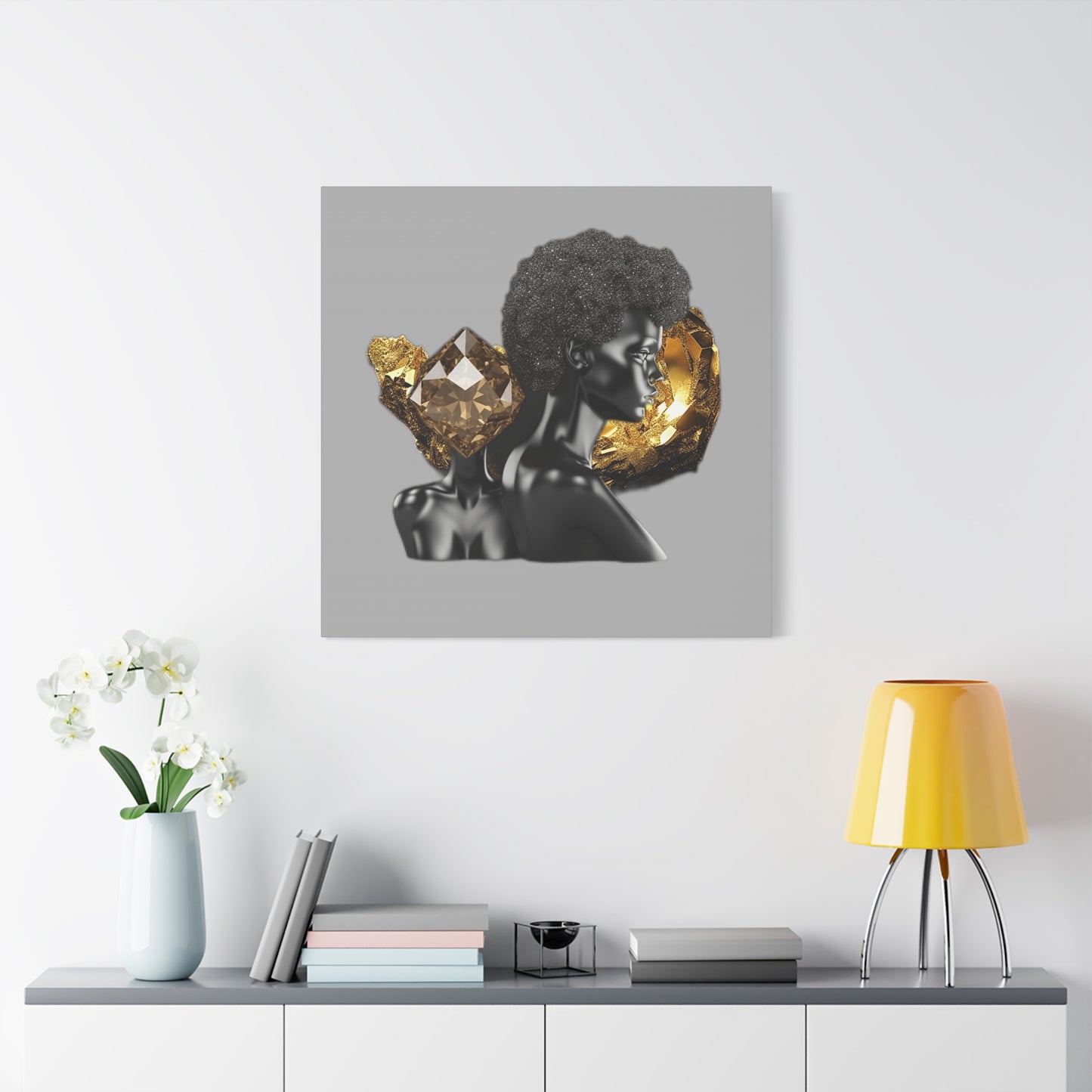 The Black in Everything is Golden (Gray)- Wall Art