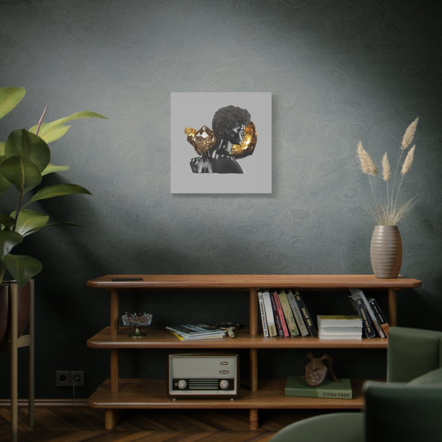 The Black in Everything is Golden (Gray)- Wall Art