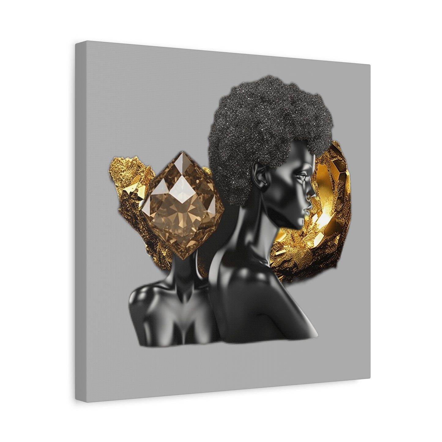 The Black in Everything is Golden (Gray)- Wall Art