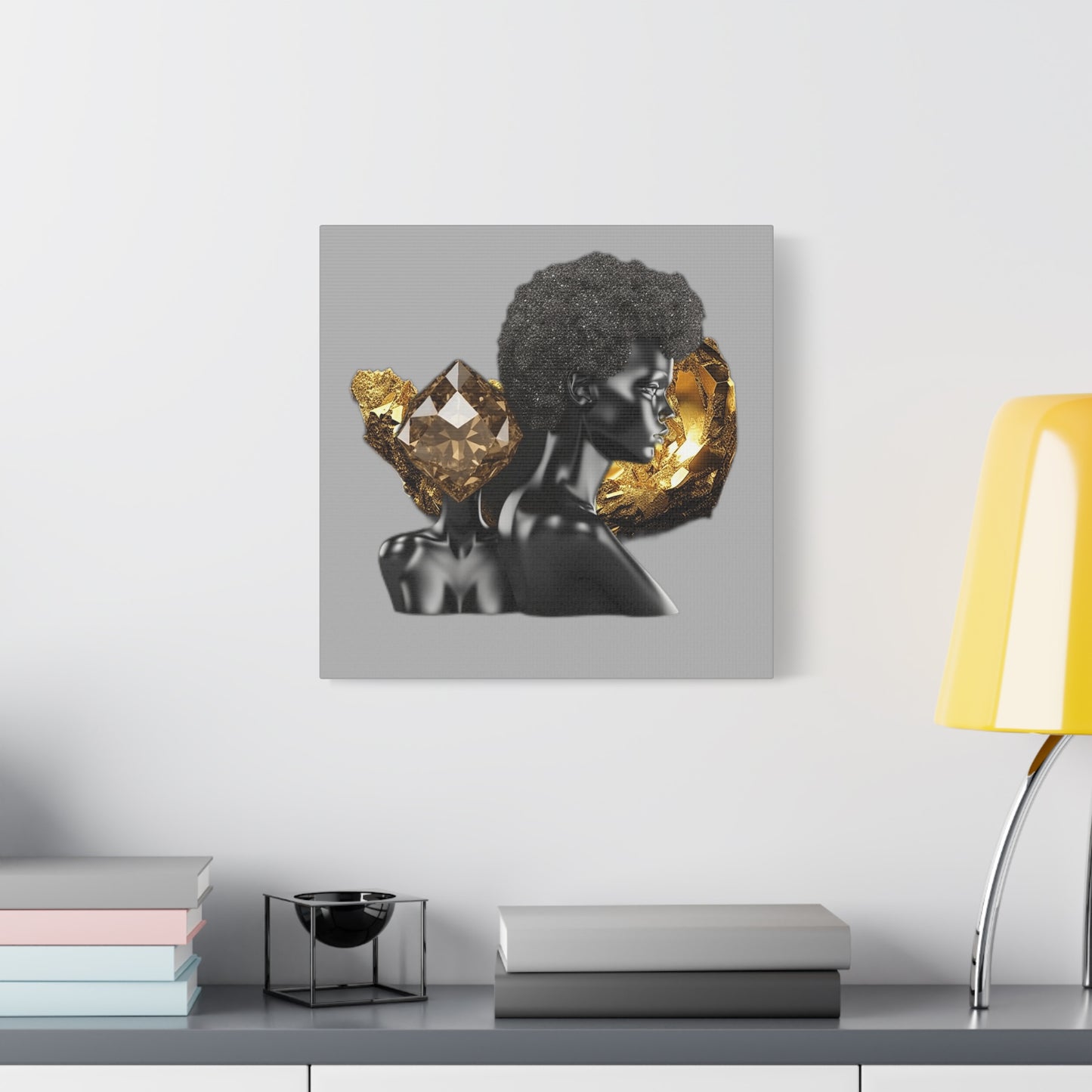 The Black in Everything is Golden (Gray)- Wall Art