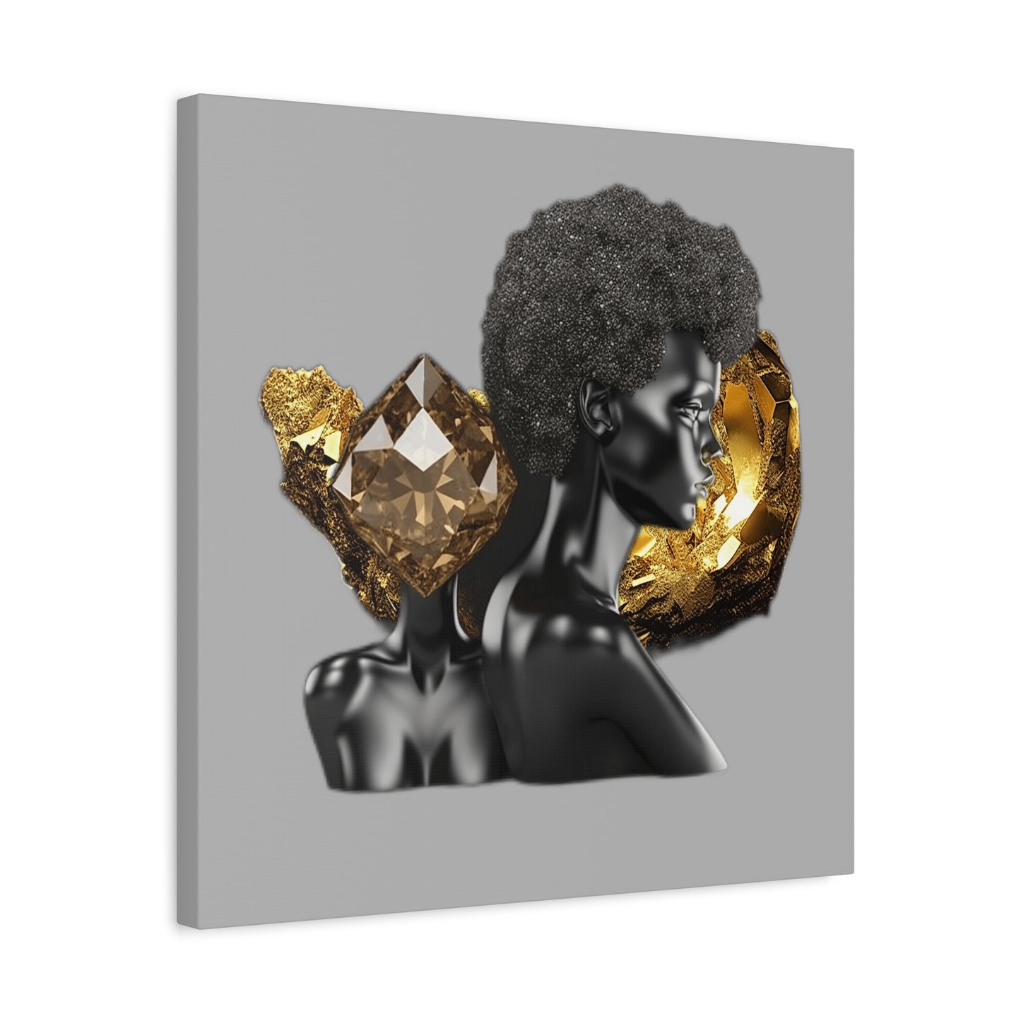 The Black in Everything is Golden (Gray)- Wall Art