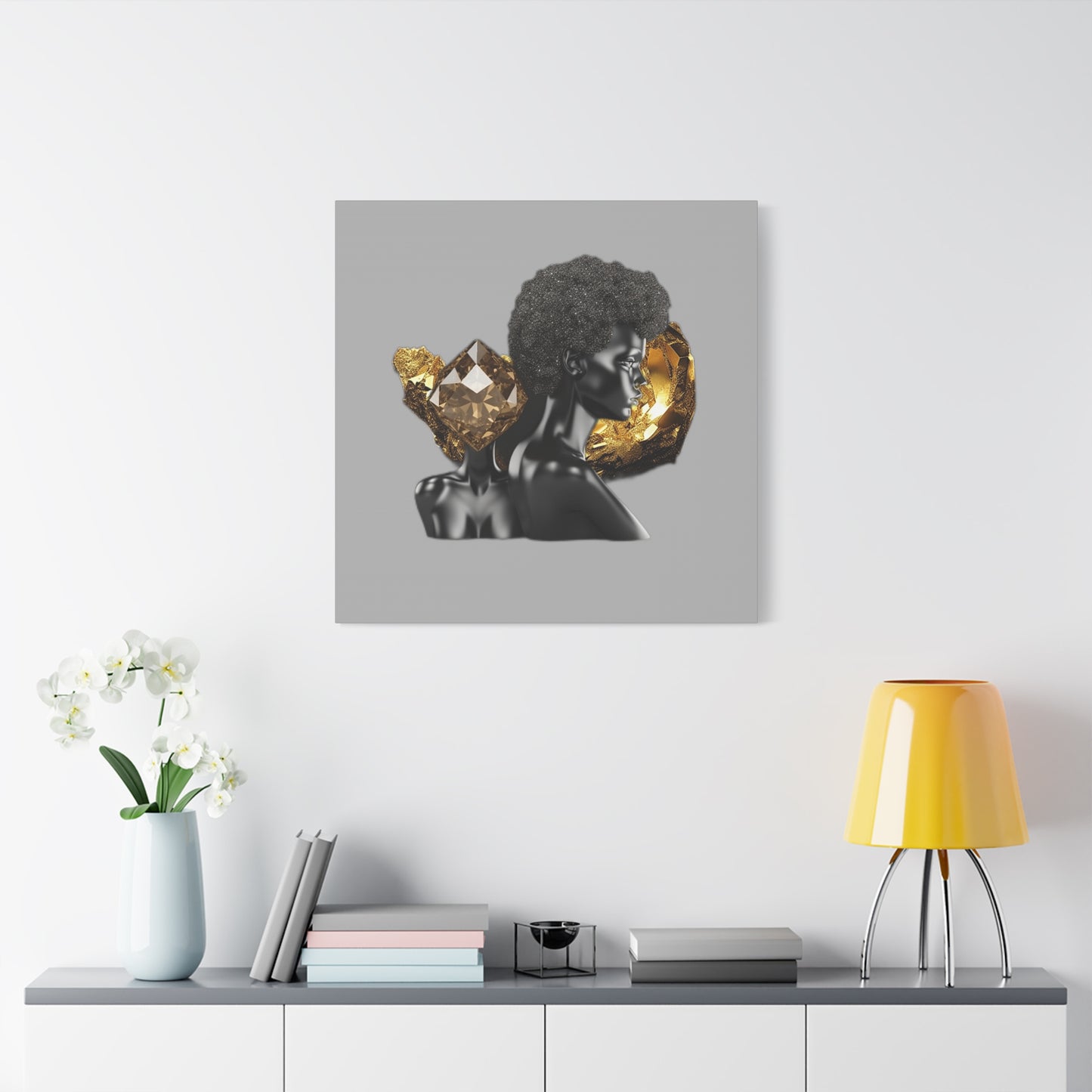 The Black in Everything is Golden (Gray)- Wall Art