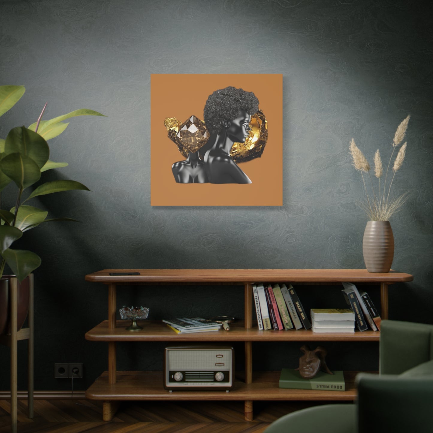 The Black in Everything is Golden (Brown)- Wall Art