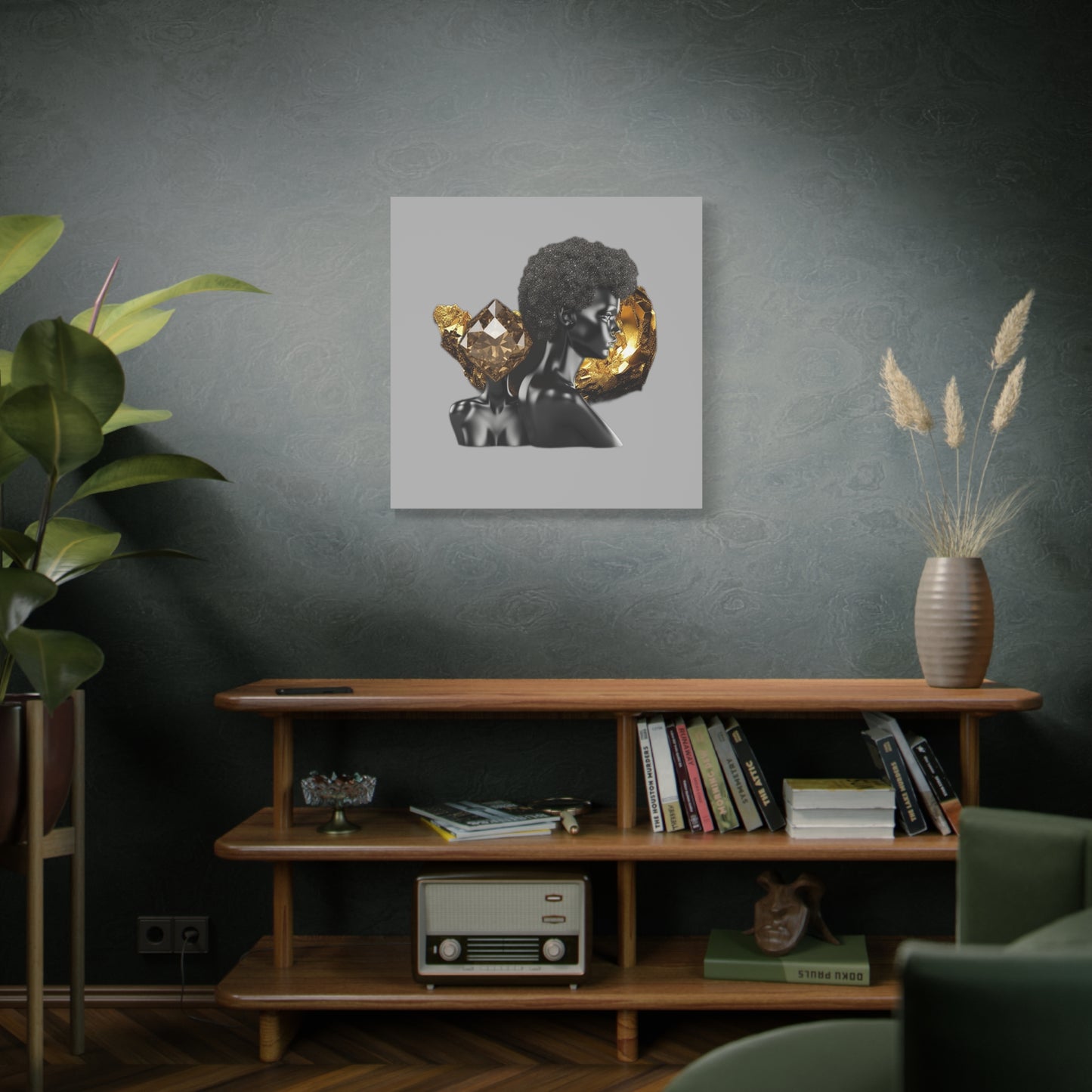The Black in Everything is Golden (Gray)- Wall Art