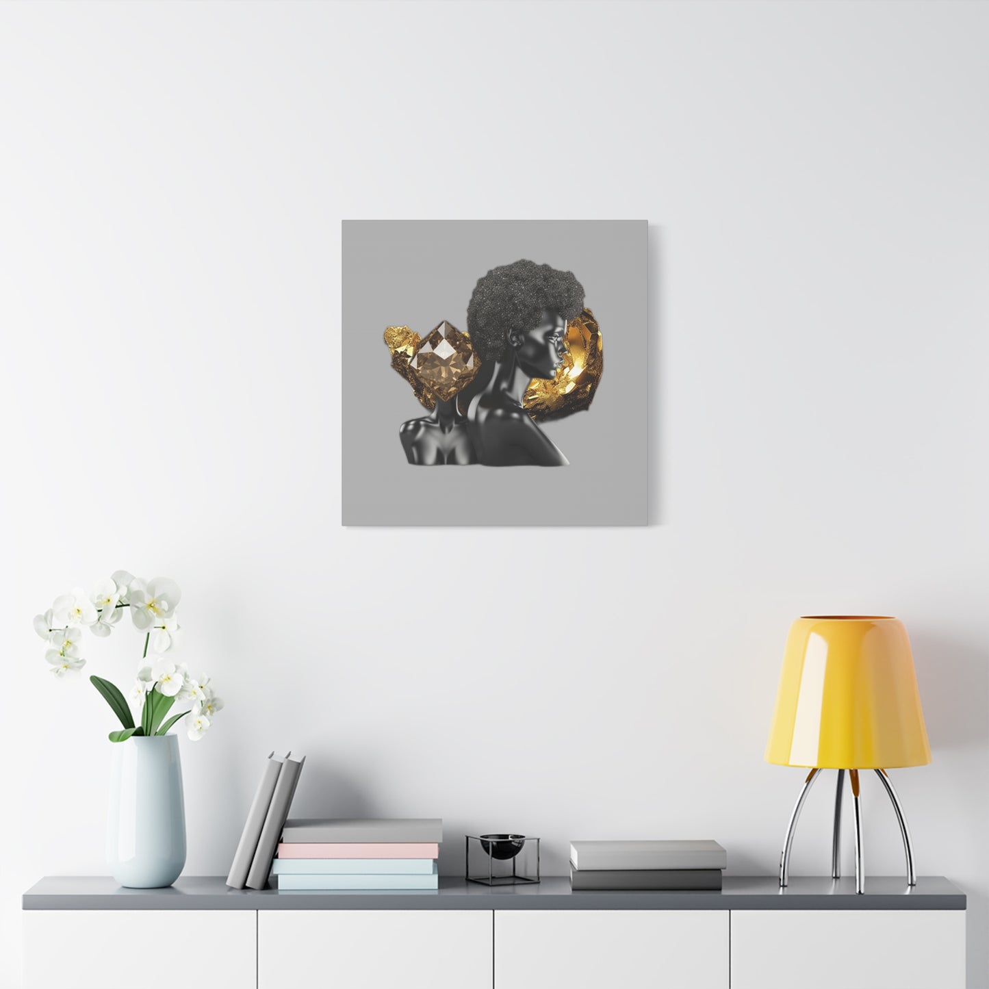 The Black in Everything is Golden (Gray)- Wall Art