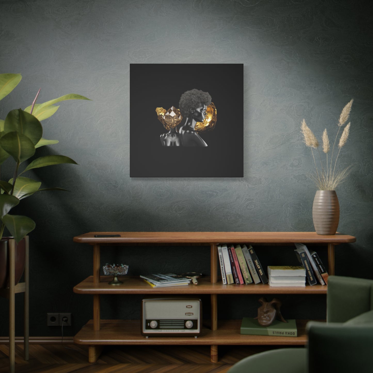 The Black in Everything is Golden (Black)- Wall Art