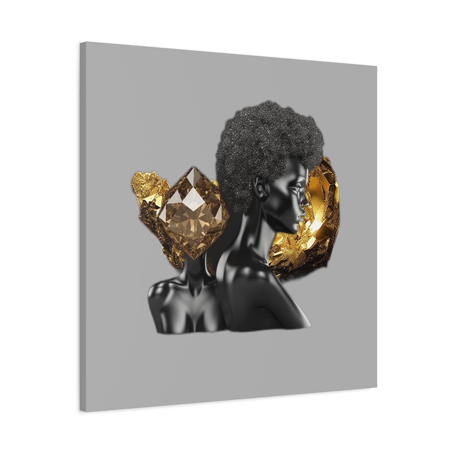 The Black in Everything is Golden (Gray)- Wall Art