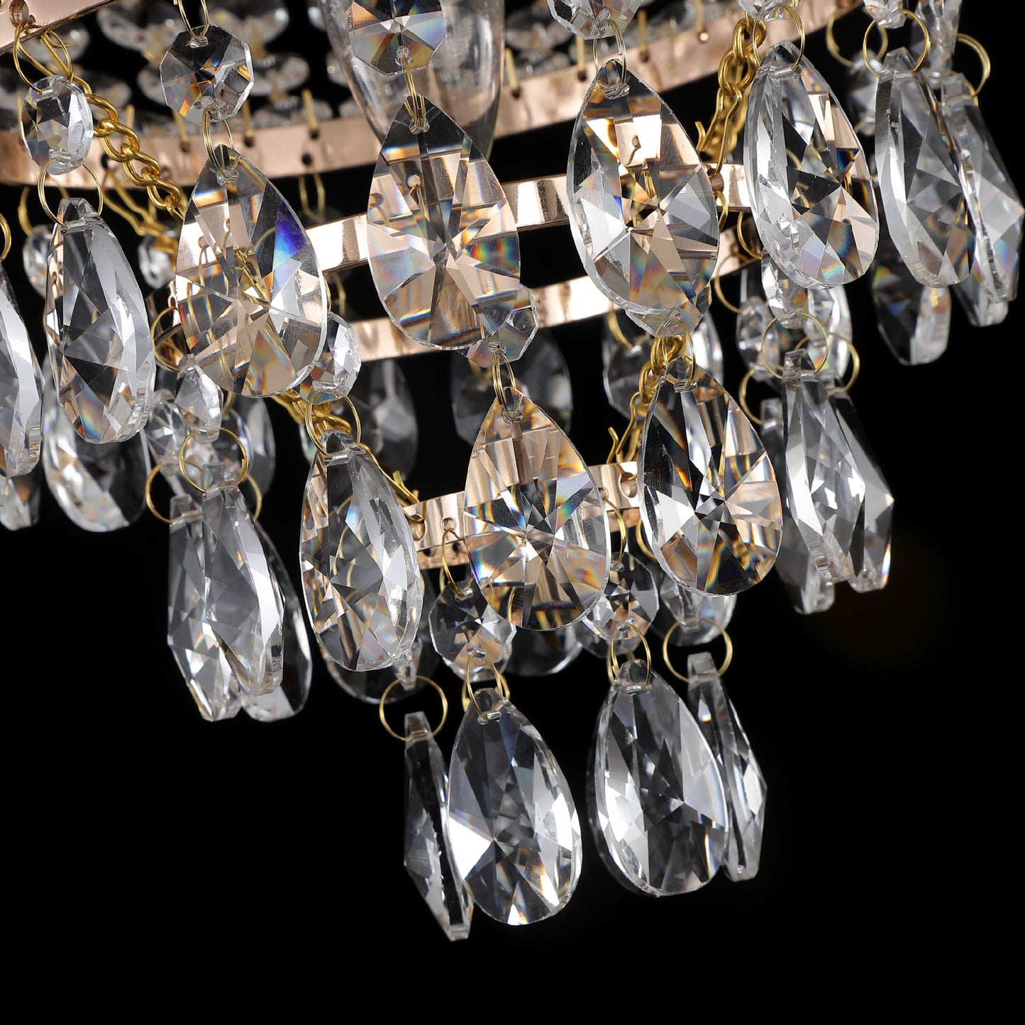 Gold Crystal Chandelier