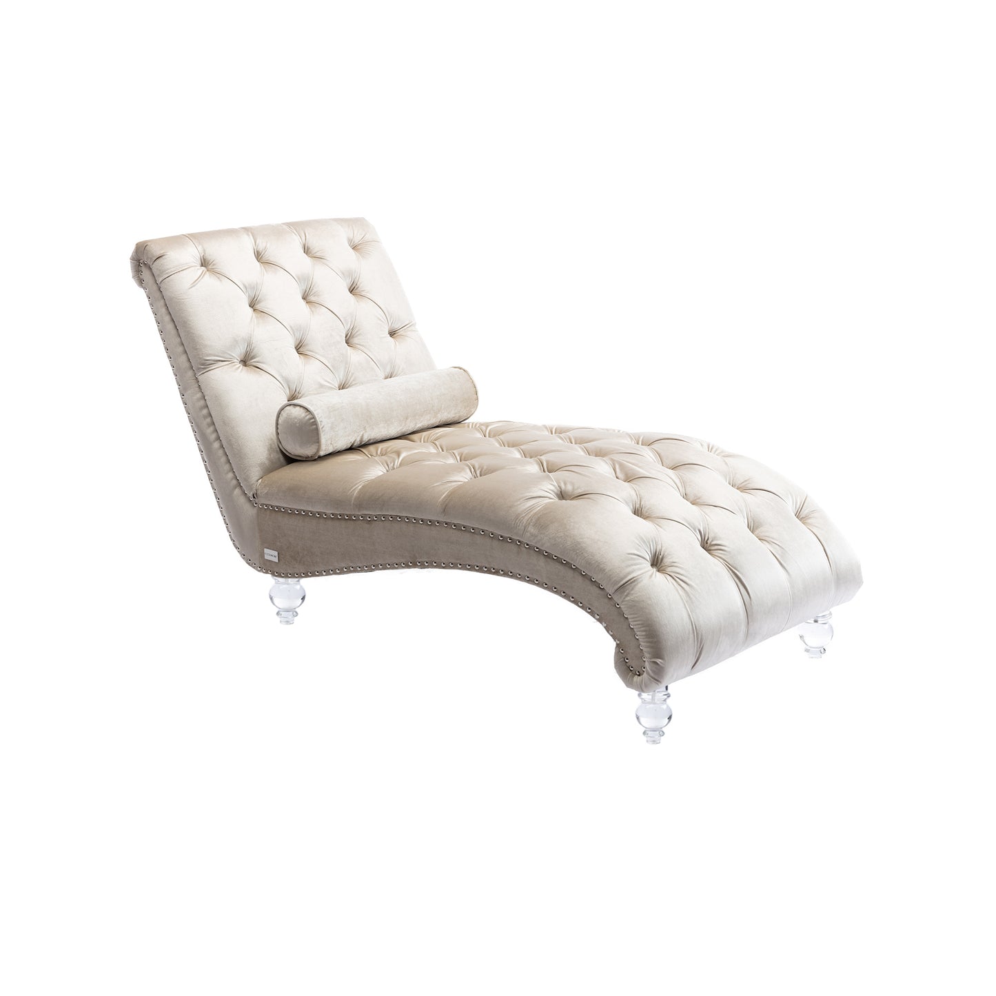 COOMORE Leisure concubine sofa with acrylic feet