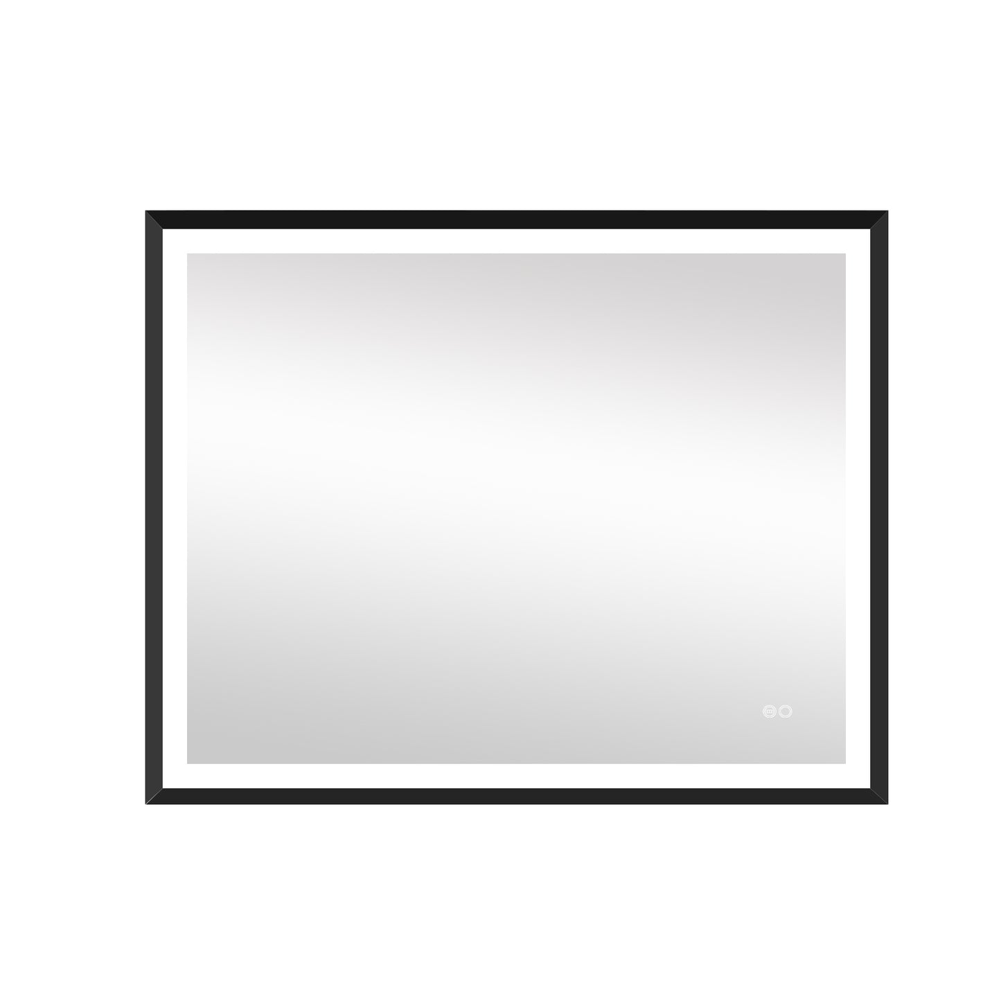 4 Size LED Bathroom Mirror; Backlit and Front Lighted Mirror for Bathroom; Wall Mounted Bathroom Vanity Framed Mirror Includes Dimmer; ; Defogger; Vertical / Horizontal