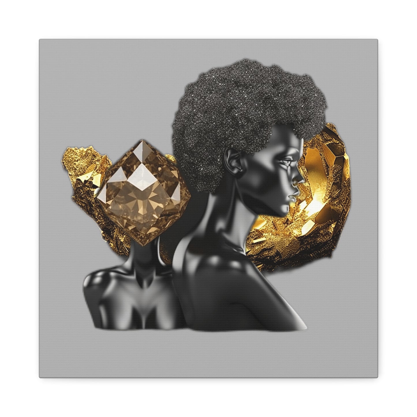The Black in Everything is Golden (Gray)- Wall Art