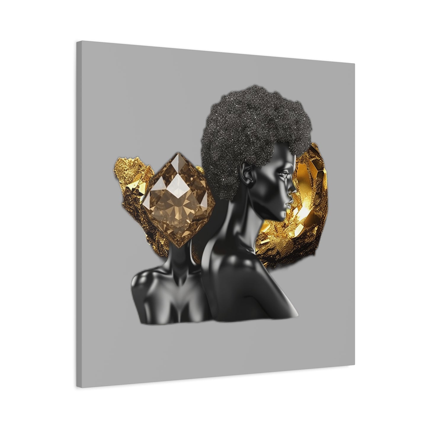 The Black in Everything is Golden (Gray)- Wall Art