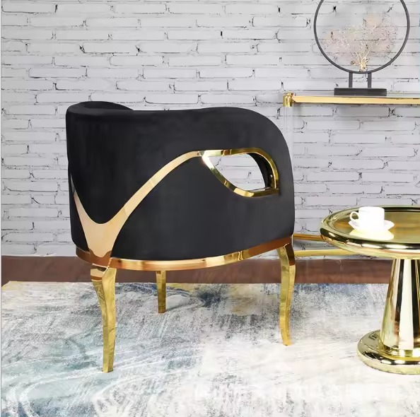 Velvet Luxe Triad Chair