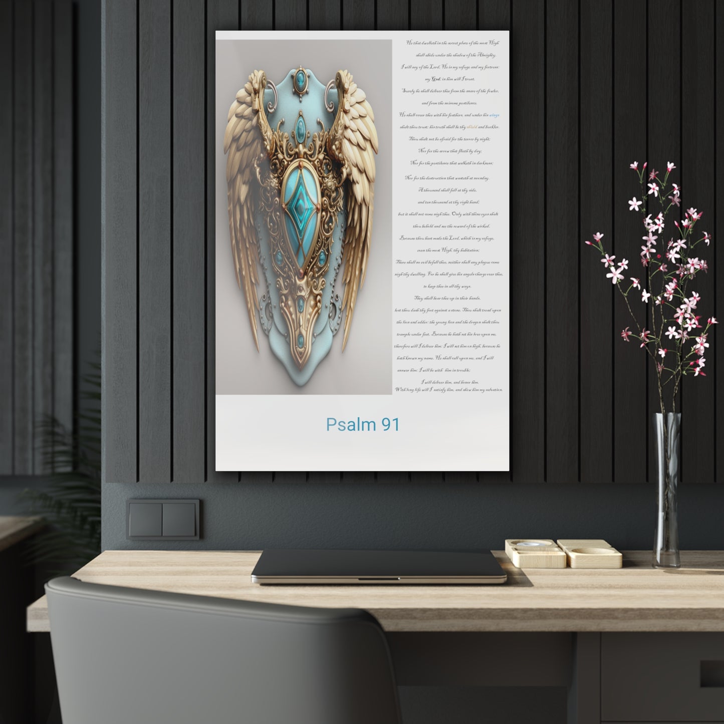 Psalm 91 Acrylic Wall Decor