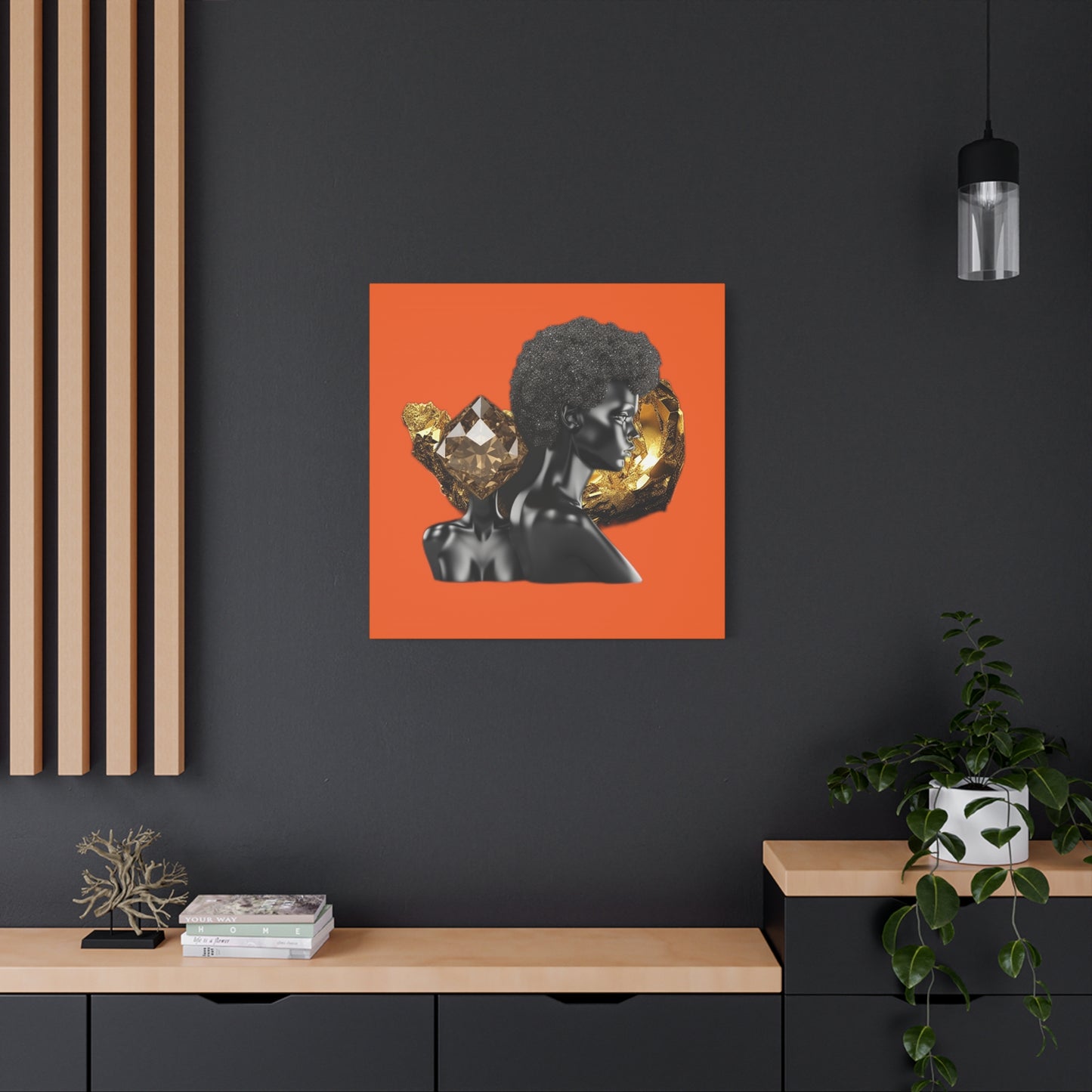 The Black in Everything is Golden (Orange)