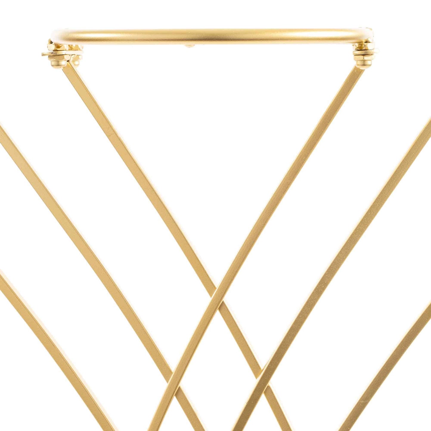 Wave Floral Stand - 42 Inch-Gold