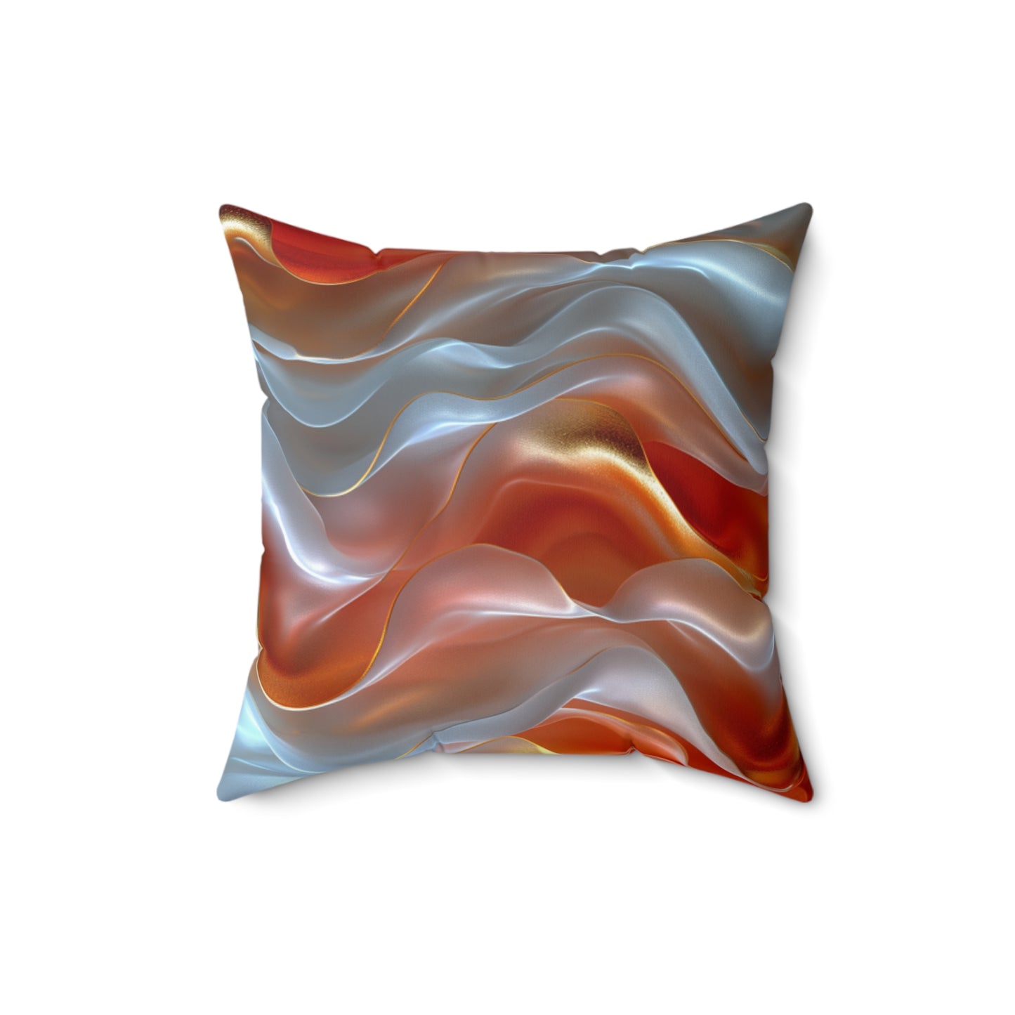 Vintage Elegance - Faux Suede Square Pillow