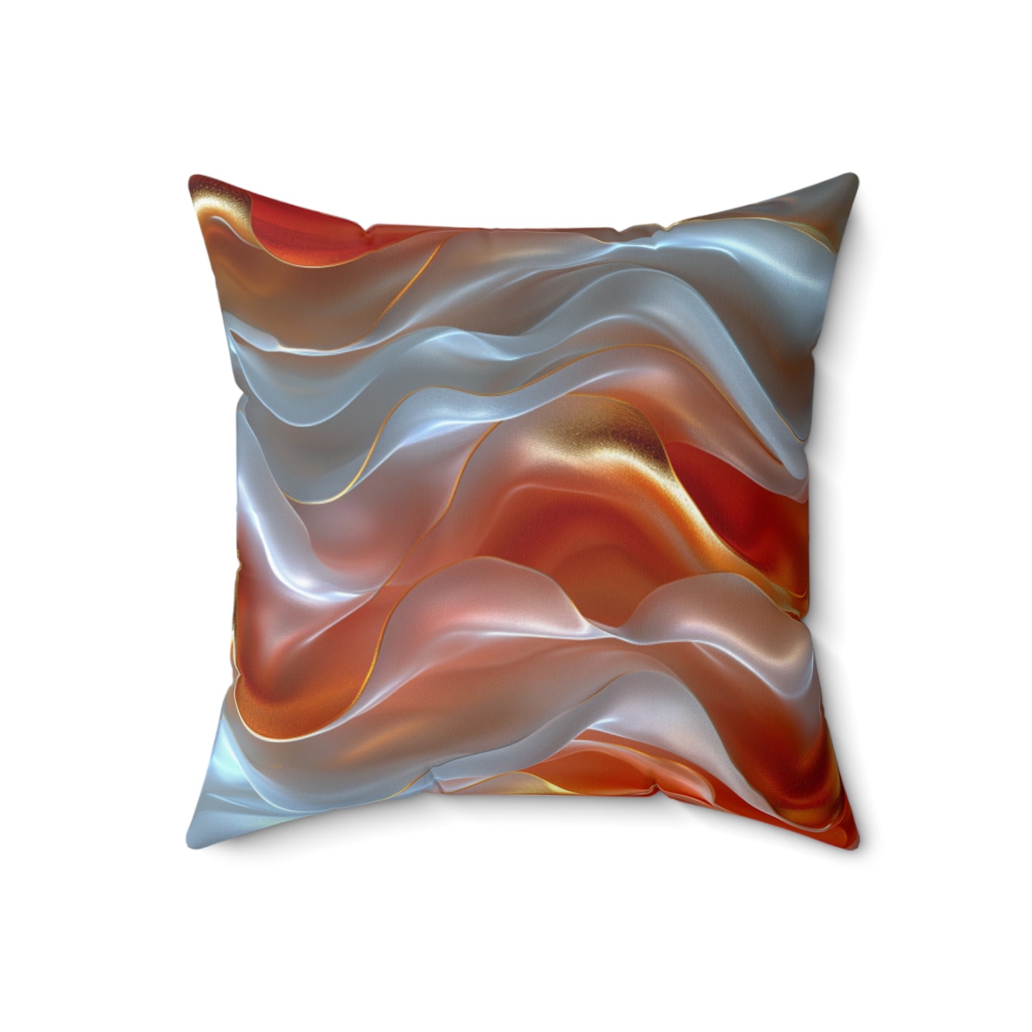 Vintage Elegance - Faux Suede Square Pillow