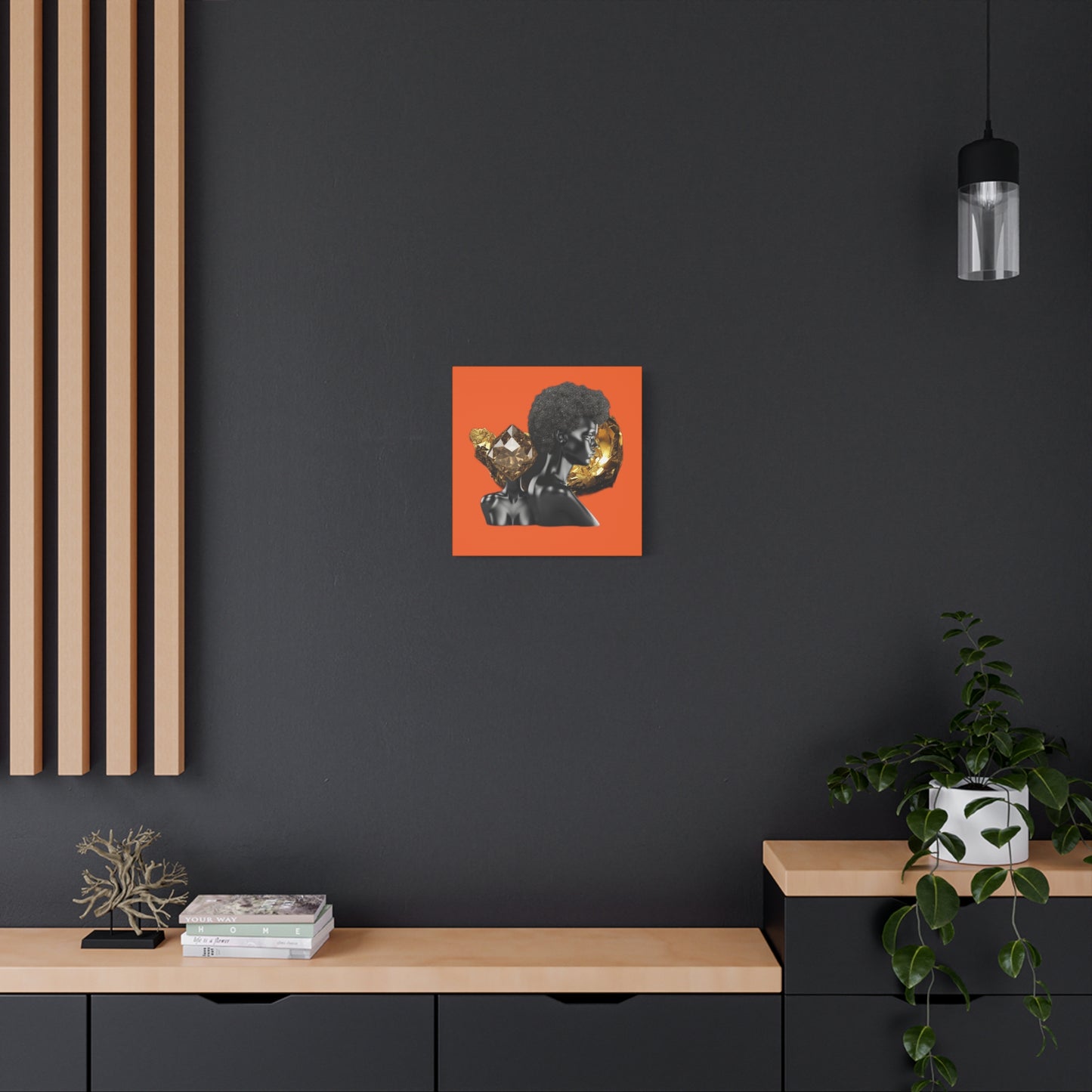 The Black in Everything is Golden (Orange)
