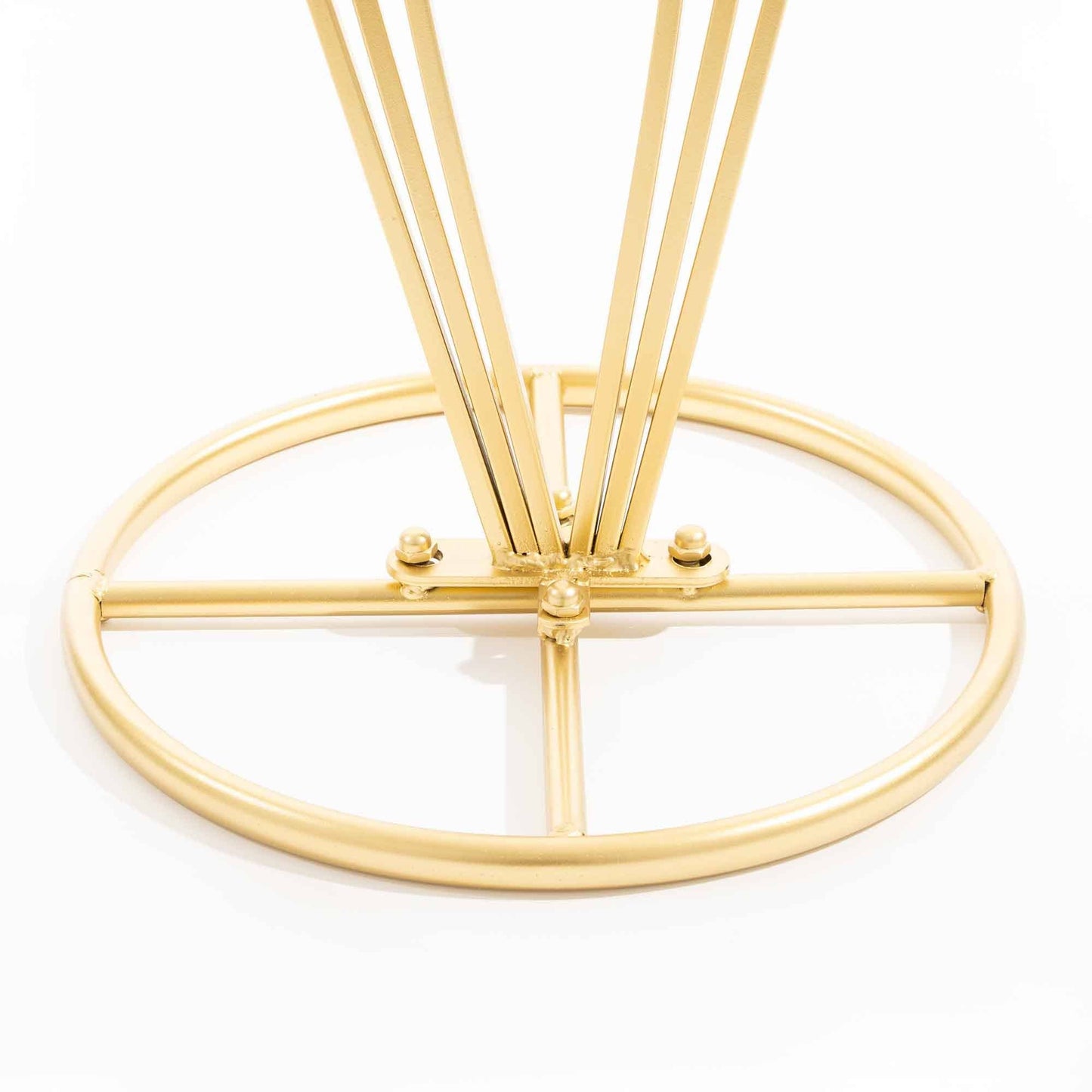 Wave Floral Stand - 36 Inch-Gold