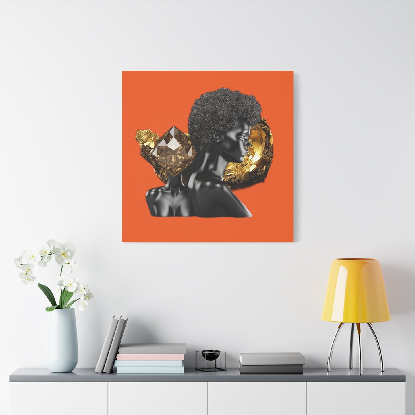 The Black in Everything is Golden (Orange)