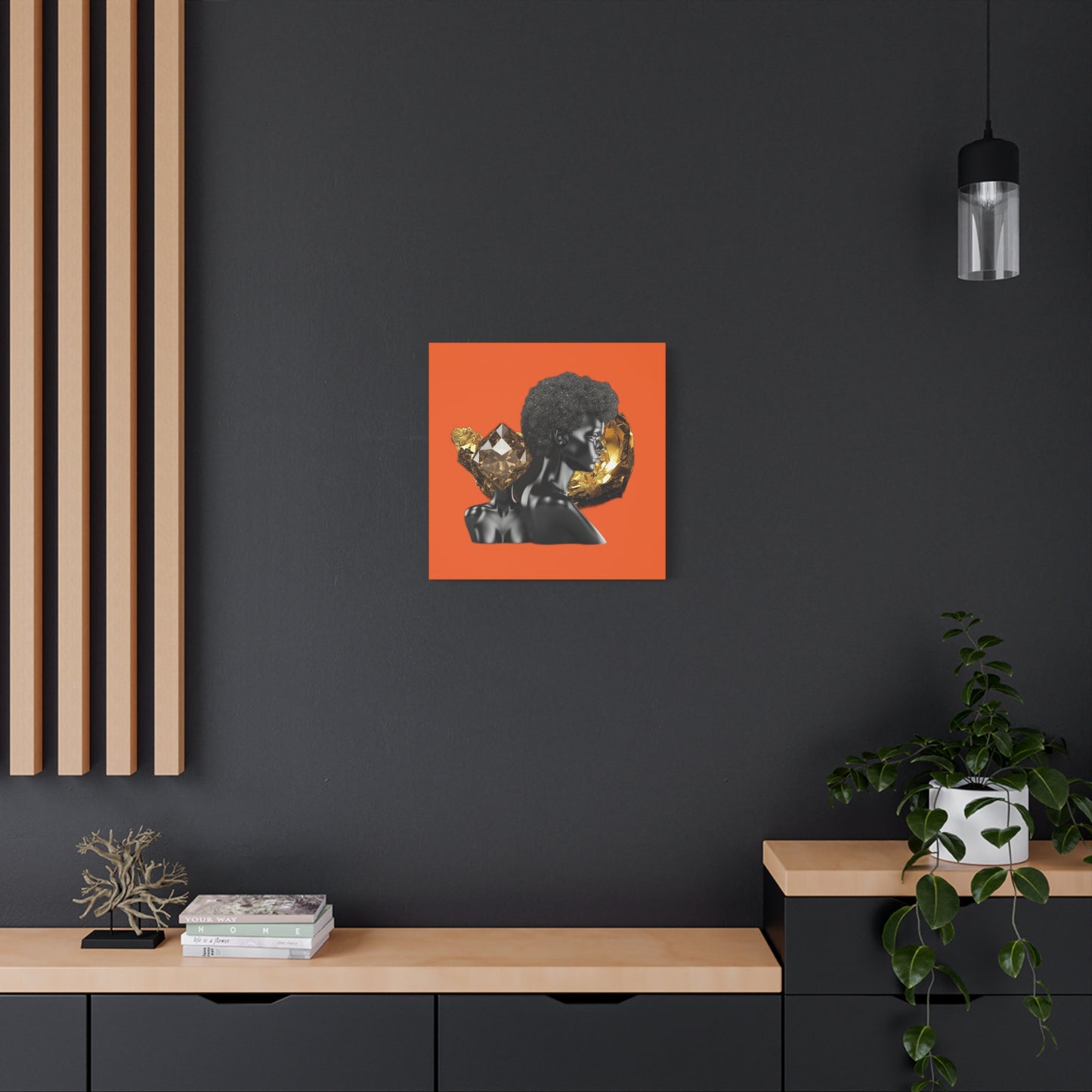 The Black in Everything is Golden (Orange)