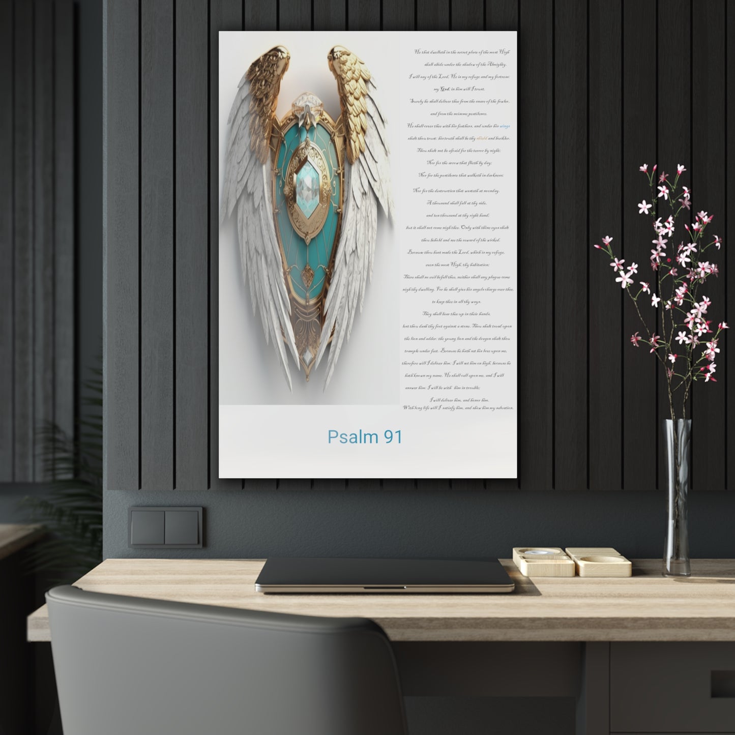 Psalm 91 Acrylic Wall Decor