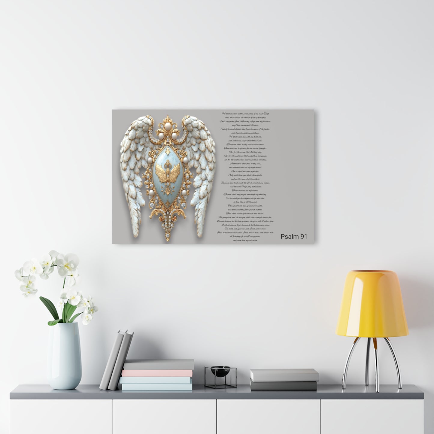 Psalm 91 Acrylic Wall Decor 36" x 24"
