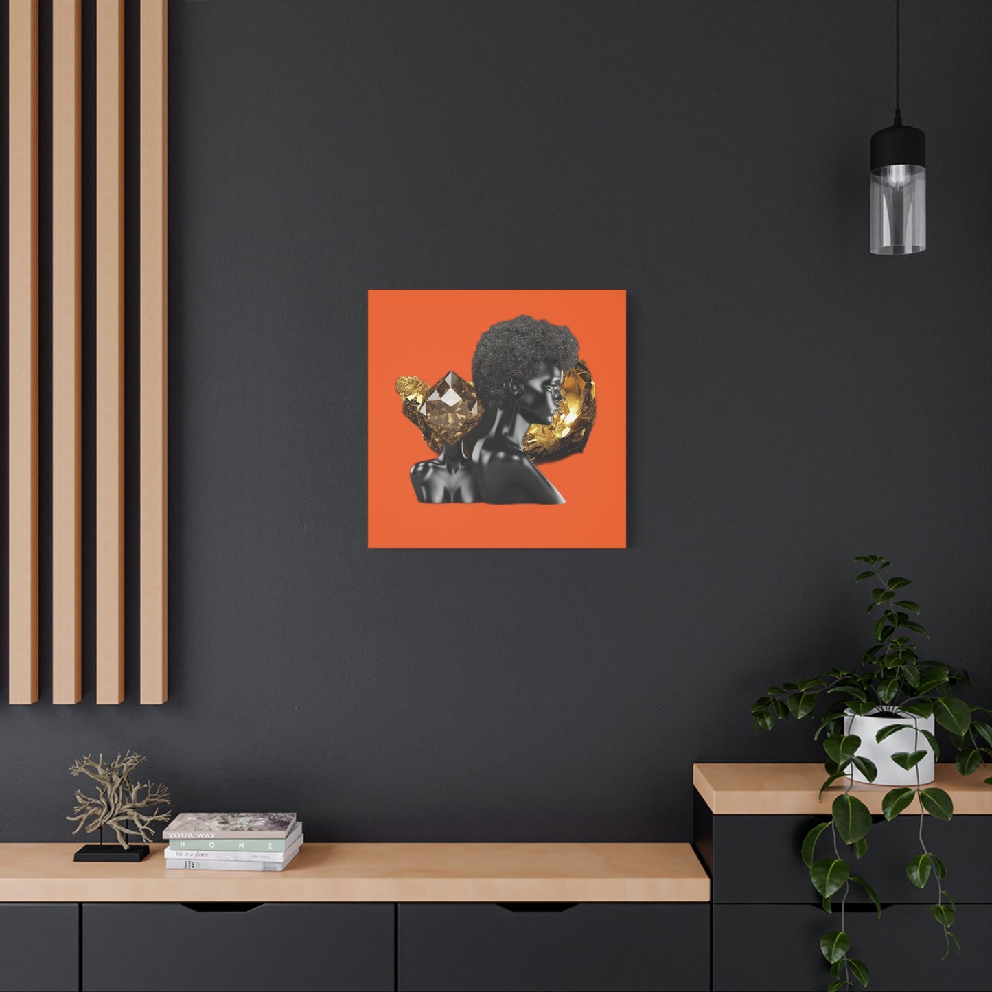 The Black in Everything is Golden (Orange)