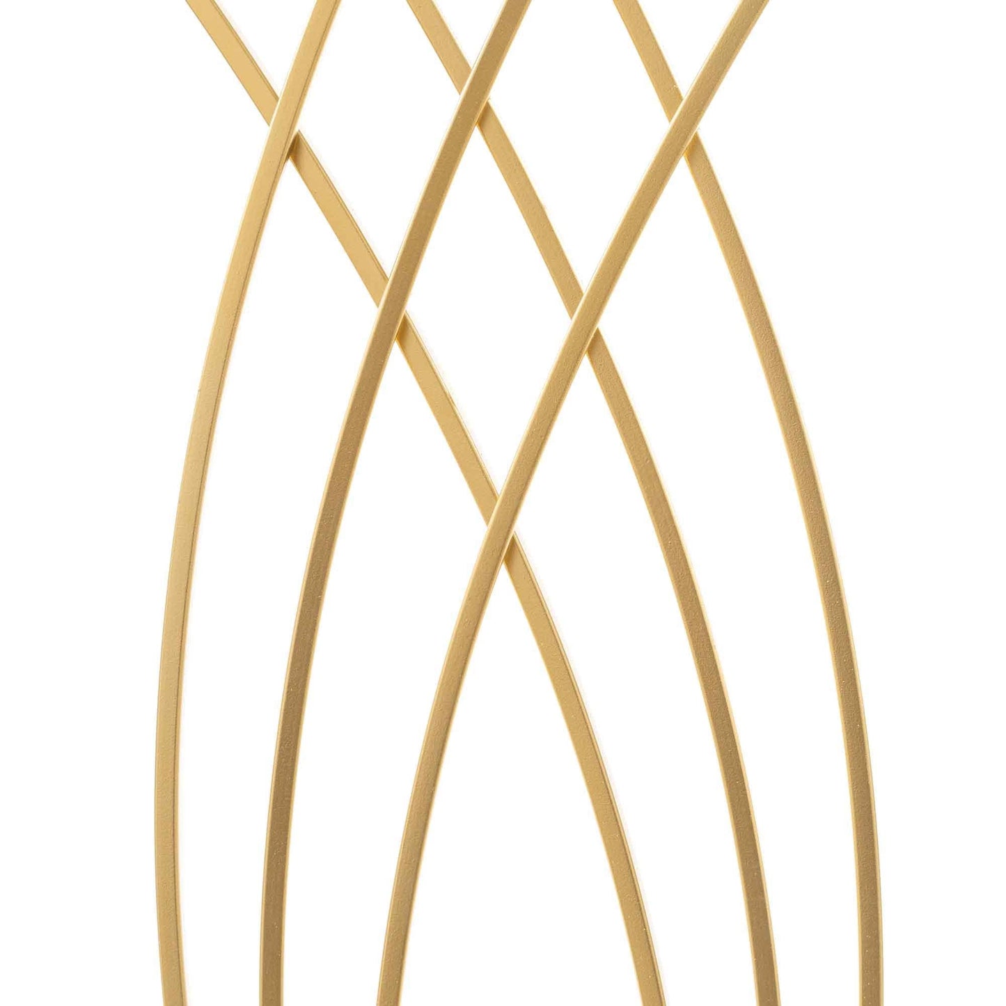 Wave Floral Stand - 42 Inch-Gold